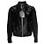 Ponyskin-Jacke Philipp Plein Schwarz