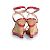 Jimmy Choo, fuchsia Sandale mit Korkabsatz Pink - Ansicht 4