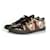 Lanvin, Python-Sneaker mit Lacklederspitze Braun Schwarz  - Ansicht 1