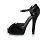 Fendi, Leder-Peeptoe-Plateausandalette Schwarz - Ansicht 2