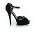 Fendi, Leder-Peeptoe-Plateausandalette Schwarz - Ansicht 6