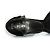 Fendi, Leder-Peeptoe-Plateausandalette Schwarz - Ansicht 8