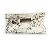 Clutch nero e bianco Giuseppe Zanotti