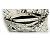 Clutch nero e bianco Giuseppe Zanotti - vista 9