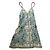 Zimmermann Mini de lino con estampado paisley Ottie Swing Verde oscuro