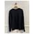 BALMAIN Strickwaren T.FR 38 Wolle Schwarz  - Ansicht 1