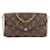 Louis Vuitton Canvas Monogram Felicie Pochette Brown Cloth  ref.1559048