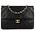 Chanel Quilted Lambskin 24K Gold Single Flap Bag Black Cloth  ref.1559049