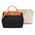 Hermès Bolsa Herbag PM de Lona Negra Negro Lienzo Paño  ref.1559729