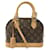 BORSA LOUIS VUITTON ALMA BB CANVAS MONOGRAM M53152 CON TRACOLLA Marrone Pelle  ref.1559781