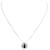 DINH VAN SPHERE NECKLACE 55 CM PENDANT + STERLING SILVER CHAIN AND ONYX NECKLACE Silvery  ref.1559793