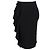 Gonna mini con rouches Joseph in lana nera Nero - vista 2
