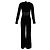 Sash-Jumpsuit aus schwarzem Samt von Diane von Furstenberg - Ansicht 2