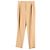 Pantalones plisados Iris & Ink en algodón beige