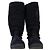 Botas de shearling con logo CC de Chanel en ante azul marino Negro - vista 3