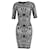 Robe Midi Zola en Rayonne Grise de Herve Leger Laine  ref.1559861