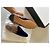 GUCCI Princetown Samt Slipper Blau - Ansicht 4