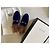 GUCCI Princetown Samt Slipper Blau - Ansicht 5