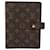 Organizer Agenda MM Louis Vuitton Castaño Lienzo  ref.1560214