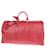 Louis Vuitton Keepall 45 Cuir Rouge  ref.1560236