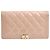 Chanel Boy Geldbörse aus rosa Lackleder Pink