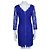 Diane Von Furstenberg Vestido de encaje Zarita de DvF en azul celeste - vista 3