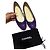 Cambon Bailarinas Chanel talla 36 Morado oscuro