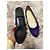 Cambon Bailarinas Chanel talla 36 Morado oscuro - vista 3