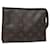 LOUIS VUITTON Monogram Poche Toilette 19 Pouch M47544 LV Auth 79346 Monogramm Leinwand  ref.1560540