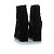 Saint Laurent, stivaletti in velluto neri Nero - vista 6
