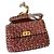 Borsa Rockstud Spike di Valentino Garavani Bordò