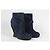 Botas de camurça de tornozelo Bottega Veneta Azul - vista 3
