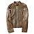 Dirk Bikkenbergs Giacca marrone con zip bondage dei primi anni 00 di Dirk Bikkembergs.
