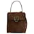 Salvatore Ferragamo Borsa Gancini in suede marrone Ferragamo Pelle  ref.1560795