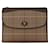 Clutch de nylon a cuadros vintage Burberry marrón Castaño Cuero  ref.1560938