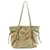 Tote de tecido com logo Tan Prada Canapa Camelo Couro  ref.1561030