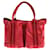 Bolsa horizontal PM Derma Caravan Hermès vermelha Vermelho Couro  ref.1561037