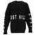 Yeezy Saison 5 Lost Hills Pullover aus schwarzer Wolle
