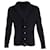 Rippstrick-Schal-Cardigan aus marineblauer Wolle von Tom Ford  ref.1561338