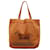 Hermès Borsa tote reversibile Hermes Double Sens 36 con stampa di cavallo in pelle arancione  ref.1561528