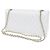 Borsa a spalla in pelle con catena Chanel bianca Bianco - vista 2