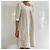 Vestido de algodón blanco roto Masscob talla 34 - 36 - vista 11