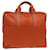 Hermès HERMES Acapulco Odinatur Sac à main en toile et cuir orange Auth bs16494  ref.1562481