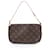 Louis Vuitton Pochette Accessoire Marrone Tela  ref.1562538