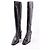 Michel Perry Bottes en cuir Noir - vue 3