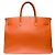 Hermès HERMES Birkin 40 in Orange Leather - 101466 - view 3