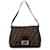 Sac à épaule Mamma Forever en toile Zucca marron de Fendi Cuir  ref.1562617