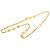 Collana a catena Coco Mademoiselle placcata oro di Chanel D'oro