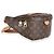 Bumbag in tela Monogram Louis Vuitton Marrone - vista 4