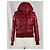Autre Marque Chaqueta de Plumas Post Card Rojo Burdeos - vista 2